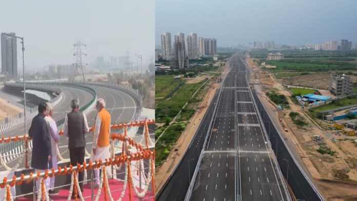 Gurugram news PM told the plan for 2047 after giving the gift of Dwarka Expressway.