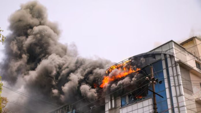 Gurugram news: Fire breaks out in fire ball company